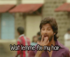 comfy-5b-r-rajkumar-fix-hair-disgusting-yuck-chiii-shahid-kapoor, fun couple questions