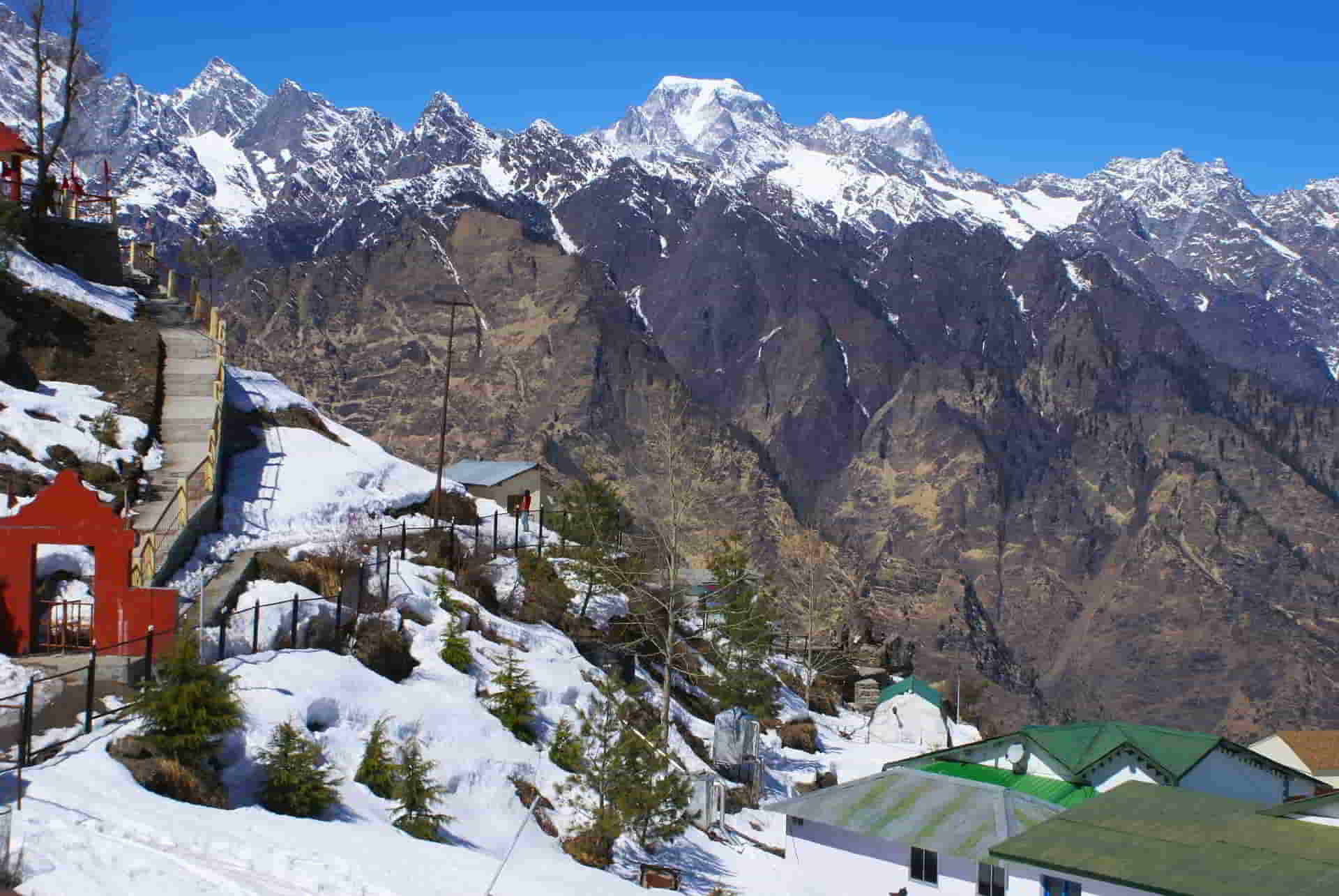 Auli Uttarakhand Places to visit in north india in december .