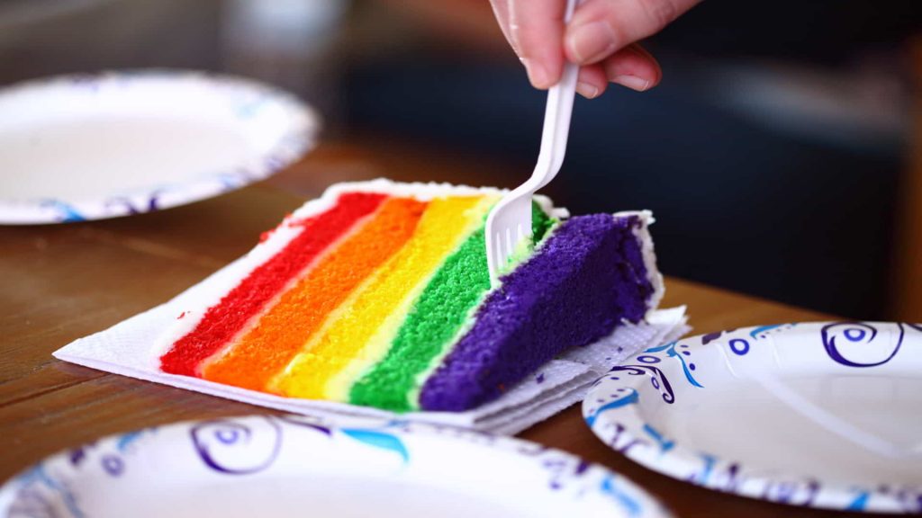 Valentine's day Rainbow Cake ideas for him/her 